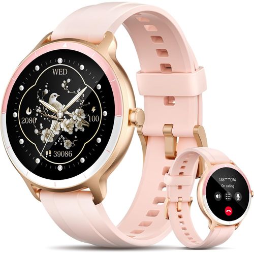 Reloj inteligente para mujer con llamadas Bluetooth