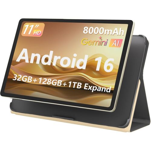Tablet de 10,95″ con Android 16 y 128 GB