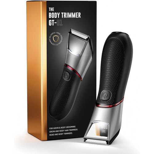 Recortadora Corporal para Hombre IPX7 con Espejo y Luz LED