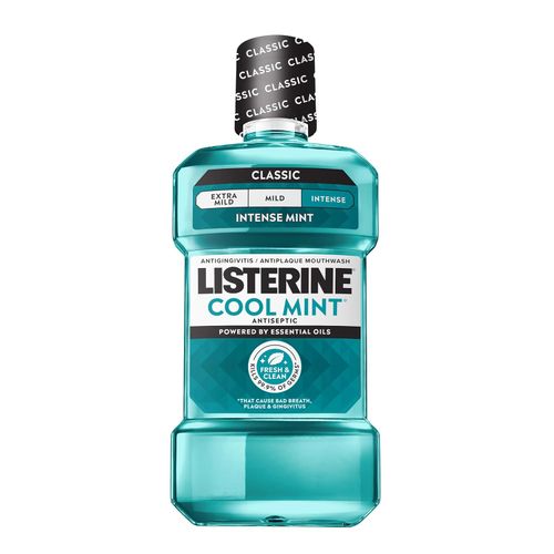 Listerine Cool Mint Enjuague Bucal Antiséptico de Menta, 3 L