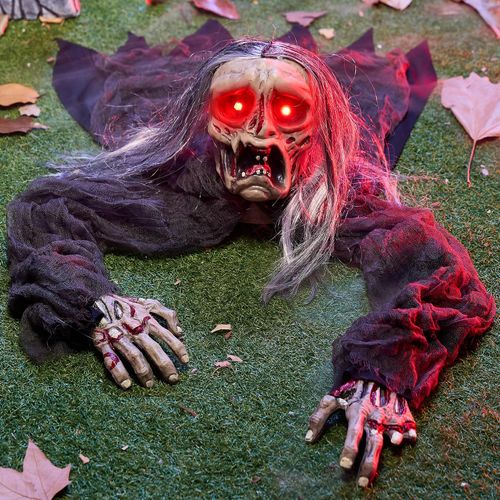 Decoración de zombis de Halloween al aire libre, decoración exterior de Halloween