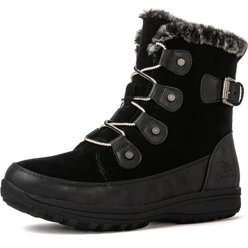 Botas de nieve impermeables para mujer, botas de invierno para mujer