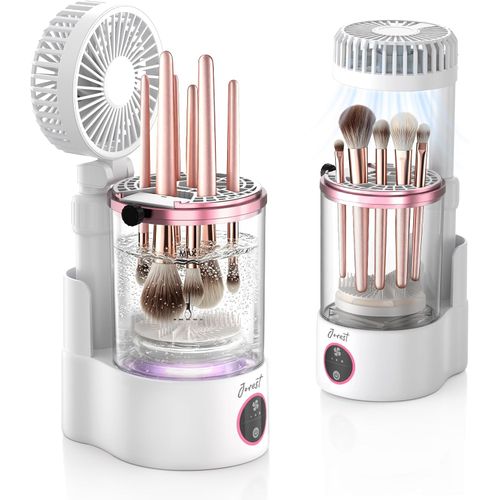 Limpiador y secador eléctrico de brochas de maquillaje, máquina portátil