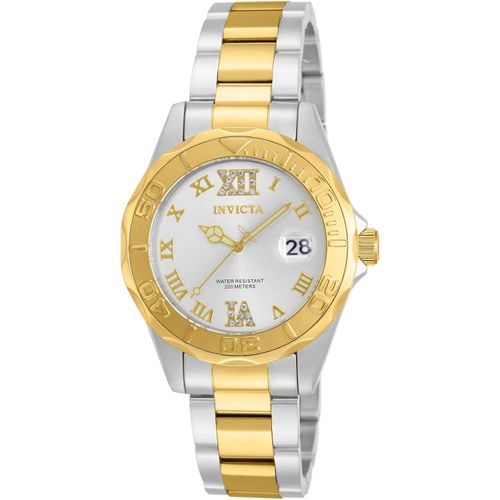 Reloj Invicta Pro Diver de acero inoxidable de cuarzo para mujer - 38mm
