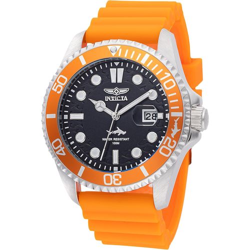 Invicta Pro Diver Reloj para Hombre 43mm de Acero Inoxidable con esfera negra