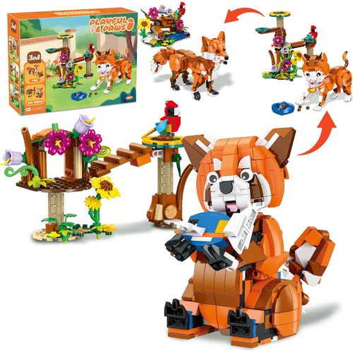Set de Construcción 3 en 1 de Animales 649 Piezas Articuladas