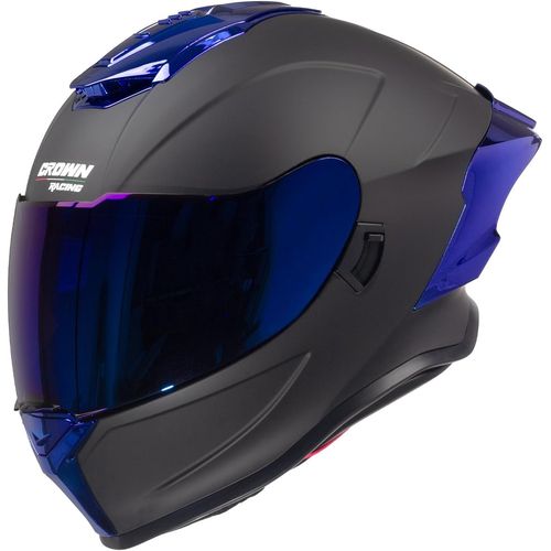Crown Racing LW600 Casco Integral Moto DOT Doble Visor Talla L