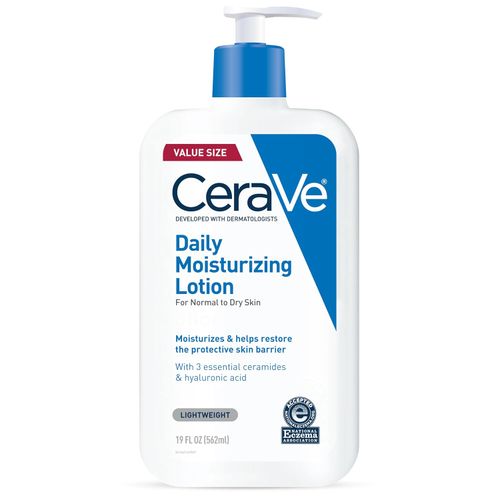 Crema CeraVe de loción hidratante para uso diario.