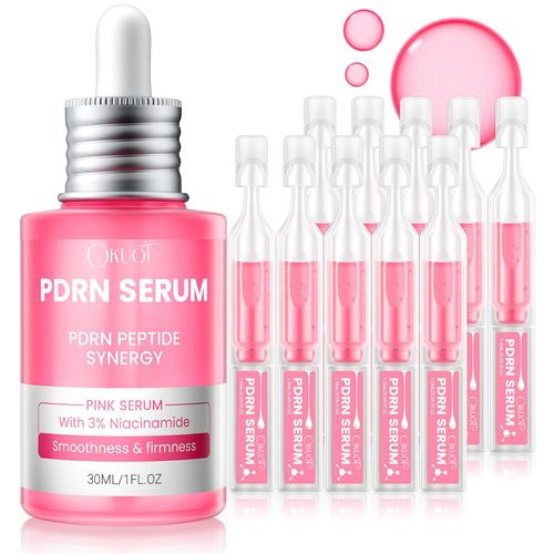 PDRN Pink Serum, 10000 ppm de ADN de salmón, niacinamida y péptidos