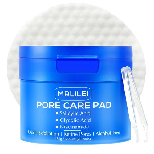 Almohadillas de tóner de ácido salicílico con cuidado de poros, almohadillas exfoliante