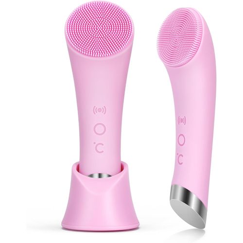 Cepillo de Limpieza Facial, Depurador Facial de Silicona Recargable con Extremo de Masaje