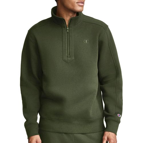 Champion Forro polar Powerblend con cremallera de un cuarto para hombre