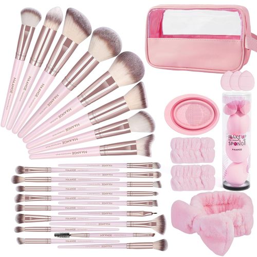 MAANGE Juego de 42 brochas de maquillaje de alta calidad