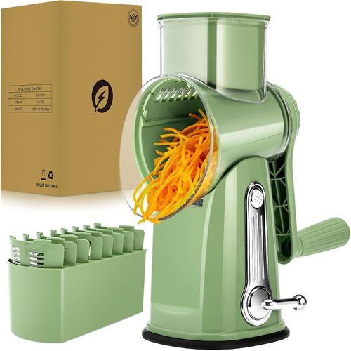 Rallador rotativo de queso, trituradora grande de alimentos