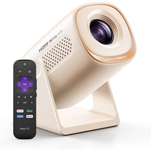 Proyector Inteligente Full HD 1080p con Roku TV y WiFi