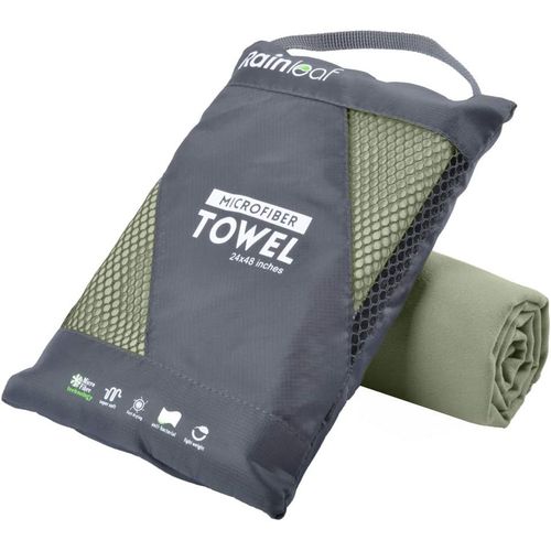 Rainleaf Toalla de microfibra de secado rápido para camping, viajes