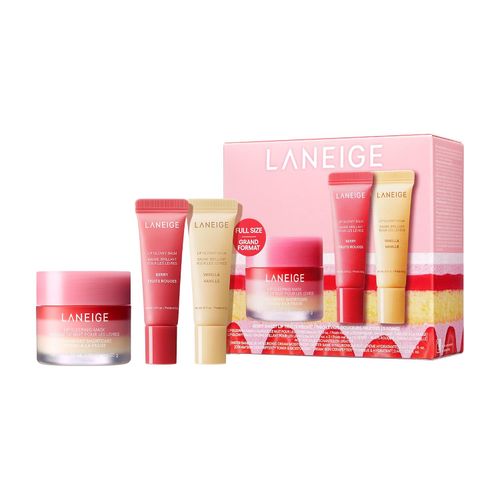 LANEIGE Kit de Mascarilla Labial Nocturna y 2 Bálsamos Hidratantes