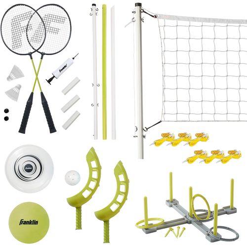 Franklin Sports Set de 5 Juegos al Aire Libre con Red y Accesorios