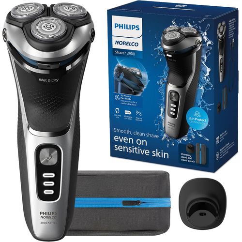 Philips Norelco Afeitadora Eléctrica Serie 3900 5D Wet & Dry
