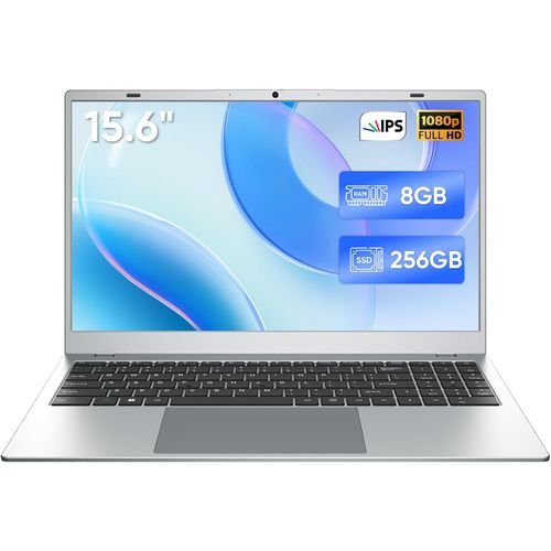 Portátil 15,6" Full HD 8GB RAM 256GB SSD Windows 11